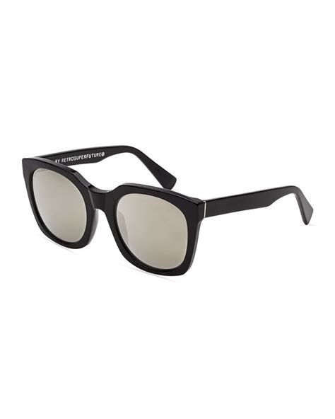 super by retrosuperfuture quadra square acetate sunglasses